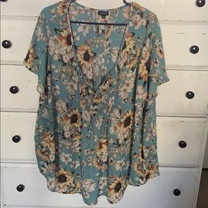 Torrid Chiffon Blouse